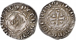 Pere III (1336-1387). Sardenya (Esglésies). Alfonsí. (Cru.V.S. 460) (Cru.C.G. 2272) (MIR. 116). 3,13 g. Bella. Pátina. Escasa y más así. EBC.