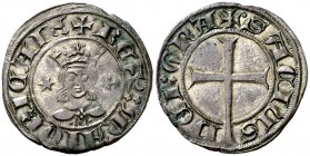 Sanç I de Mallorca (1311-1324). Mallorca. Dobler. (Cru.V.S. 547) (Cru.C.G. 2515b). 1,74 g. Escasa así. MBC+.