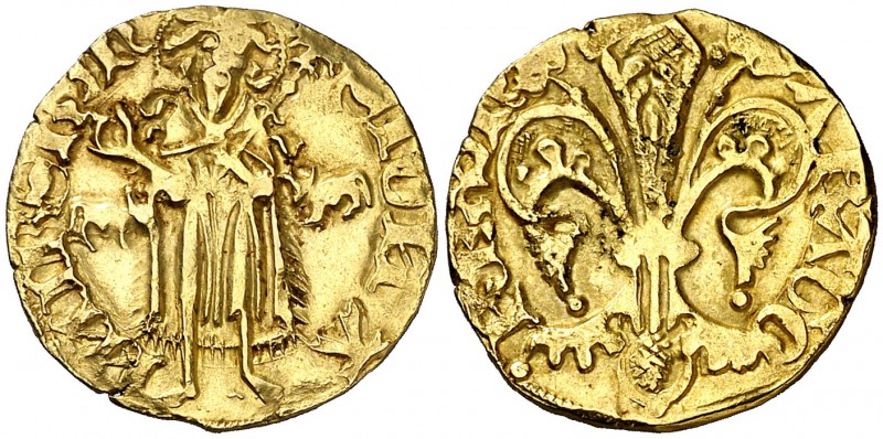 Alfons IV (1416-1458). Mallorca. Florí. (Cru.V.S. 796) (Cru.C.G. 2840). 3,43 g. ...