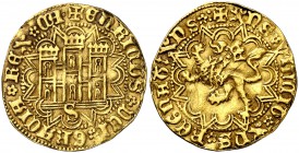 Enrique IV (1454-1474). Sevilla. Castellano. (AB. 673). 4,49 g. Rayitas. Rara. MBC+.