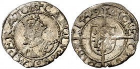 1549. Carlos I. Besançon. 1/2 carlos. (Vti. falta). 0,75 g. EBC-.
