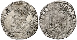 1549. Carlos I. Besançon. 1 carlos. (Vti. falta). 1,23 g. MBC+.