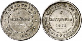 1873. Revolución Cantonal. Cartagena. 10 reales. (Cal. 7). 14,19 g. Rara. MBC+.