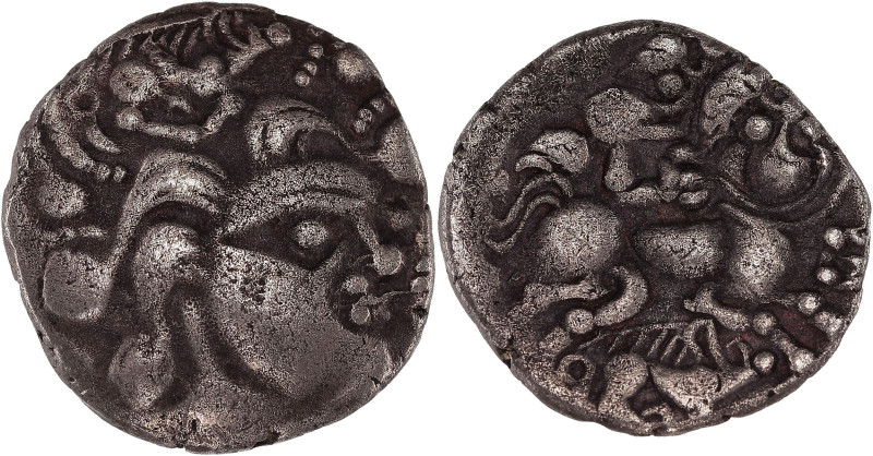 GAULE - CELTIC
Basse Normandie / Baiocasses. Statère aux sangliers enseigne, Cla...