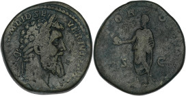 EMPIRE ROMAIN - ROMAN
Dide Julien (193). Sesterce 193, Rome.
RIC.16 ; Bronze - 21,77 g - 28,5 mm - 12 h
Avec une patine marron aux reflets vert turquo...