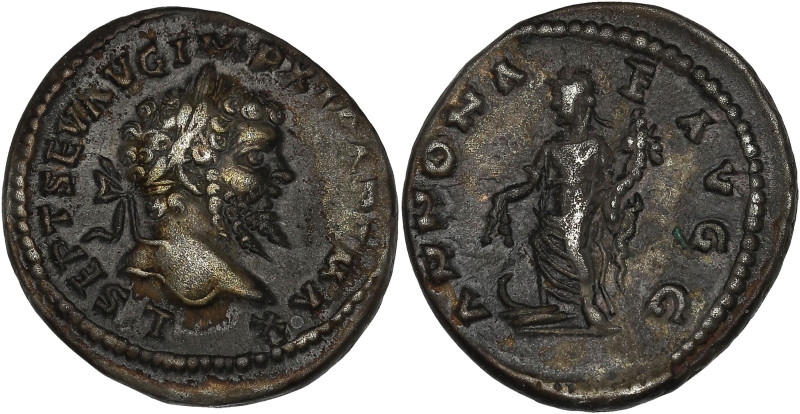 EMPIRE ROMAIN - ROMAN
Septime Sévère (193-211). Denier 197-198, Rome.
RIC.107 ; ...
