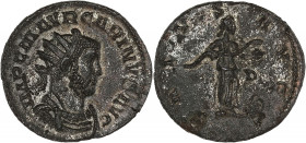 EMPIRE ROMAIN - ROMAN
Carin (282-285). Antoninien 283, Lyon.
RIC.216 ; Billon - 3,68 g - 21 mm - 6 h
Avec une partie de son argenture. Presque Superbe...