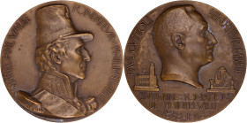 ALGÉRIE - ALGERIA
IIIe République (1870-1940). Médaille, le Maréchal Valée et centenaire de la fondation de la ville de Philippeville (Skikda), par E....