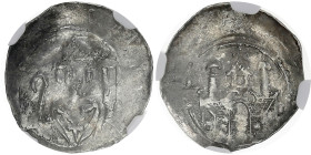 ALLEMAGNE - GERMANY
Strasbourg, Anonyme (1050-1250). Denier - Pfennig ND.
Rob.8963 ; Argent - 17 mm - 4 h
NGC MS 61 (6530491-034). 
Superbe.