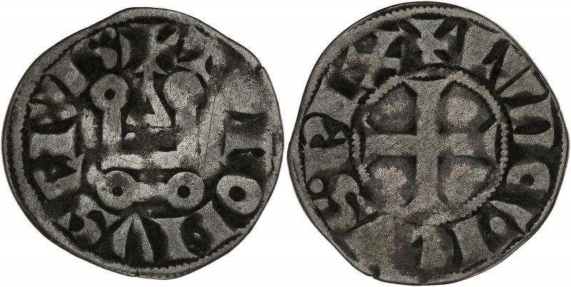 FRANCE / CAPÉTIENS - FRANCE / ROYAL
Louis IX dit Saint Louis (1245-1270). Denier...