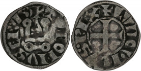FRANCE / CAPÉTIENS - FRANCE / ROYAL
Louis IX dit Saint Louis (1245-1270). Denier tournois ND.
Dy.193 ; Argent - 0,98 g - 19 mm - 3 h
Avec CIVIS pour L...
