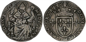 FRANCE / CAPÉTIENS - FRANCE / ROYAL
Milan (duché de), Louis XII (1498-1515). Gros royal d’argent de six sous ND (1499-1512), Milan.
Dy.726 - Crippa cf...