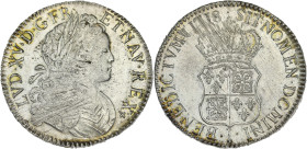 FRANCE / CAPÉTIENS - FRANCE / ROYAL
Louis XV (1715-1774). Écu de France-Navarre 1718, I, Limoges.
Dy.1657 - G.318 - Dav.1327 ; Argent - 24,40 g - 38 m...