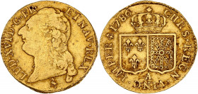 FRANCE / CAPÉTIENS - FRANCE / ROYAL
Louis XVI (1774-1792). Louis d’or à la tête nue 1786, 2e semestre, A, Paris.
Dy.1707 - G.361 - Fr.475 ; Or - 7,56 ...