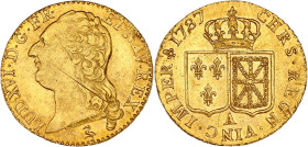 FRANCE / CAPÉTIENS - FRANCE / ROYAL
Louis XVI (1774-1792). Louis d’or à la tête nue 1787, 1er semestre, A, Paris.
Dy.1707 - G.361 - Fr.475 ; Or - 7,60...