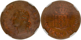FRANCE / CAPÉTIENS - FRANCE / ROYAL
Louis XVI (1774-1792). Liard, double frappe 1789, M, Toulouse.
Dy.1716 - G.348 ; Cuivre - 22 mm - 6 h
NGC MS 63 BN...
