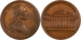 FRANCE / CAPÉTIENS - FRANCE / ROYAL
Louis XVI (1774-1792). Médaille, l’Académie et école de Chirurgie de Paris, par B. Duvivier et N. Gatteaux 1774, P...