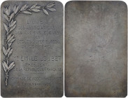 FRANCE
IIIe République (1870-1940). Plaque d’hommage de reconnaissance à Emile Loubet par les anciens élèves des écoles supérieures de commerce 1905.
...