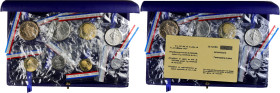 FRANCE
Ve République (1958 à nos jours). Coffret de 8 piéforts en métal commun 1975, Paris.
GEM.291.CPC5. - 6 h
Dans son coffret bleu d’origine avec c...