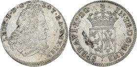 FRANCE / FÉODALES - FRANCE / FEUDAL
Lorraine (duché de), Léopold Ier (1690-1729). Teston 1722, Nancy.
Flon 132 ; Argent - 8,11 g - 27 mm - 6 h
Frappe ...