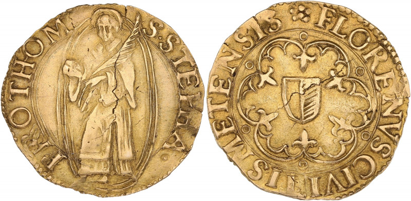 FRANCE / FÉODALES - FRANCE / FEUDAL
Metz (ville de). Florin d’or ND (XVIe s.), M...