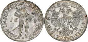 FRANCE / FÉODALES - FRANCE / FEUDAL
Besançon (ville de), au nom de Charles V. Daldre 1664, Besançon.
Bd.1285 - PA.5424 - CCK.M7 ; Argent - 28,21 g - 4...