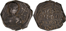 FRANCE / FÉODALES - FRANCE / FEUDAL
Croisades, Antioche, Tancrède de Hauteville (1104-1112). Follis 1er type ND, Antioche.
Metcalf 50-52 ; Bronze - 5,...