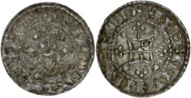 GRANDE-BRETAGNE - UNITED KINGDOM
Guillaume I le Conquérant (1066-1087). Denier aux deux étoiles ND.
S.1254 ; Argent - 0,91 g - 19 mm - 9 h
Le flan voi...