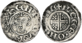 GRANDE-BRETAGNE - UNITED KINGDOM
Jean sans Terre (1199-1216). Denier “short cross”, monétaire Ilger ND (c.1200), Londres.
S.1351 ; Argent - 1,45 g - 1...