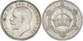 GRANDE-BRETAGNE - UNITED KINGDOM
Georges V (1910-1936). Couronne (crown) 1930, Londres.
S.4036 ; Argent - 28,17 g - 38,5 mm - 12 h
Seuls 4847 exemplai...
