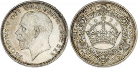 GRANDE-BRETAGNE - UNITED KINGDOM
Georges V (1910-1936). Couronne (crown) 1933, Londres.
S.4036 ; Argent - 28,11 g - 38,5 mm - 12 h
Seuls 7132 exemplai...