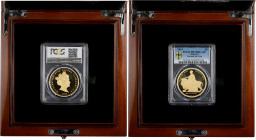 GRANDE-BRETAGNE - UNITED KINGDOM
Élisabeth II (1952-2022). 5 pounds Una et le lion, Flan bruni (PROOF) 2019, Alderney (The Commonwealth Mint & Philate...