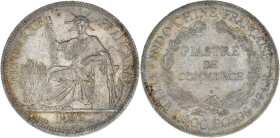 INDOCHINE - INDOCHINA
IIIe République (1870-1940). Piastre 1922, H, Heaton.
Lec.299 ; Argent - 26,81 g - 39 mm - 6 h
Légèrement frotté sinon Superbe ....