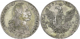 ITALIE - ITALY
Naples et Sicile, Ferdinand IV (1759-1816). 12 tari 1797.
KM.237 ; Argent - 27,08 g - 38 mm - 6 h
TTB.