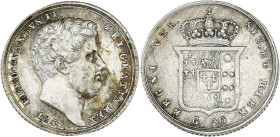 ITALIE - ITALY
Naples et Deux-Siciles, Ferdinand II (1830-1859). 20 grana 1847.
KM.151a ; Argent - 4,58 g - 21,5 mm - 6 h
Nettoyé. Beau TTB.