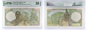 AFRIQUE OCCIDENTALE FRANÇAISE - FRENCH WEST AFRICA
1000 francs type “Institut d’émission de l’A.O.F. et du Togo” 5-10-1955.
P.48.
Alphabet X.523 - num...