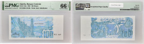 ALGÉRIE - ALGERIA
100 dinars 1982.
P.134a.
Série 85361 - numéro 03169, le lot suivant est un numéro consécutif 85362.
PMG 66 EPQ Gem Uncirculated (807...