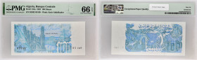 ALGÉRIE - ALGERIA
100 dinars 1982.
P.134a.
Série 85362 - numéro 03169, le lot précédent est un numéro consécutif 85361.
PMG 66 EPQ Gem Uncirculated (8...