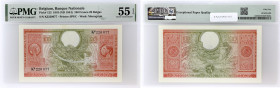 BELGIQUE - BELGIUM
100 francs - 20 belgas 01-02-1943.
P.123.
Alphabet K2 - numéro 220077, type recherché et rare en bel état de conservation. A noter,...