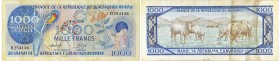BURUNDI
1000 francs 1-9-1976.
P.25b.
Alphabet B - numéro 254136, type très rare et recherché dans tous les états de conservation. A noter, seulemen...
