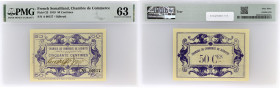 DJIBOUTI
50 centimes petit numéro exceptionnel 30 novembre 1919.
P.23.
Série A - numéro 00157, c’est un petit numéro exceptionnel car c’est le 157ème ...