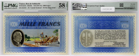 FRANCE
1000 francs Bon de Solidarité avec portrait du “Maréchal Pétain” ND (1941).
KL.12A - POW2331.
Pas de série, numéro 014719. Série avec mention “...