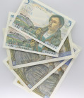 FRANCE
Lot (5) - 5 francs type 1943 “Berger” et 10 francs type 1941 “Mineur” 1942/1949.
P.98 - F.05.04 / P.99 - F.08.
Lot (5) - billets Banque de Fran...