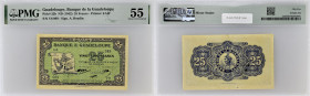 GUADELOUPE
25 francs type “impression US” 1942.
P.22b.
Alphabet V.6 - 089, type recherché dans tous les états de conservation. Impression US “E.A.Wrig...
