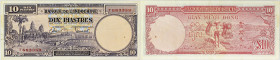 INDOCHINE FRANÇAISE - FRENCH INDOCHINA
10 piastres 1946.
P.80.
Alphabet T - numéro 683359.
Très bel exemplaire. TTB.