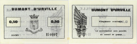 INDOCHINE FRANÇAISE - FRENCH INDOCHINA
50 centimes émission de nécessité Militaire - Aviso "Dumont d'Urville" grand numéro 1936.
P.unlisted - Kol.207a...