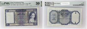 IRAK - IRAQ
1 dinar type “Roi Fayçal portrait enfant” 1931.
P.18a.
Alphabet Y - numéro 193916, avec le portrait du Roi Fayçal II enfant sur le côté dr...