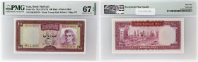 IRAN
100 rials avec le portrait de Shah Pahlavi ND (1971-73).
P.91c.
Top Pop : c’est le plus bel exemplaire gradé ! Série 260 - numéro 505476.
PMG 67 ...