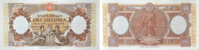 ITALIE - ITALY
10000 lire 24 mars 1962.
P.89d.
Alphabet O.2317 - numéro 5613, type recherché pour ce billet avec un très beau visuel et un grand forma...