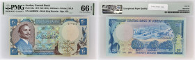 JORDANIE - JORDAN
20 dinars petit numéro 1977.
P.22a.
Alphabet AA - numéro 000458, première série et petit numéro, c'est le 458ème billet émis pour le...
